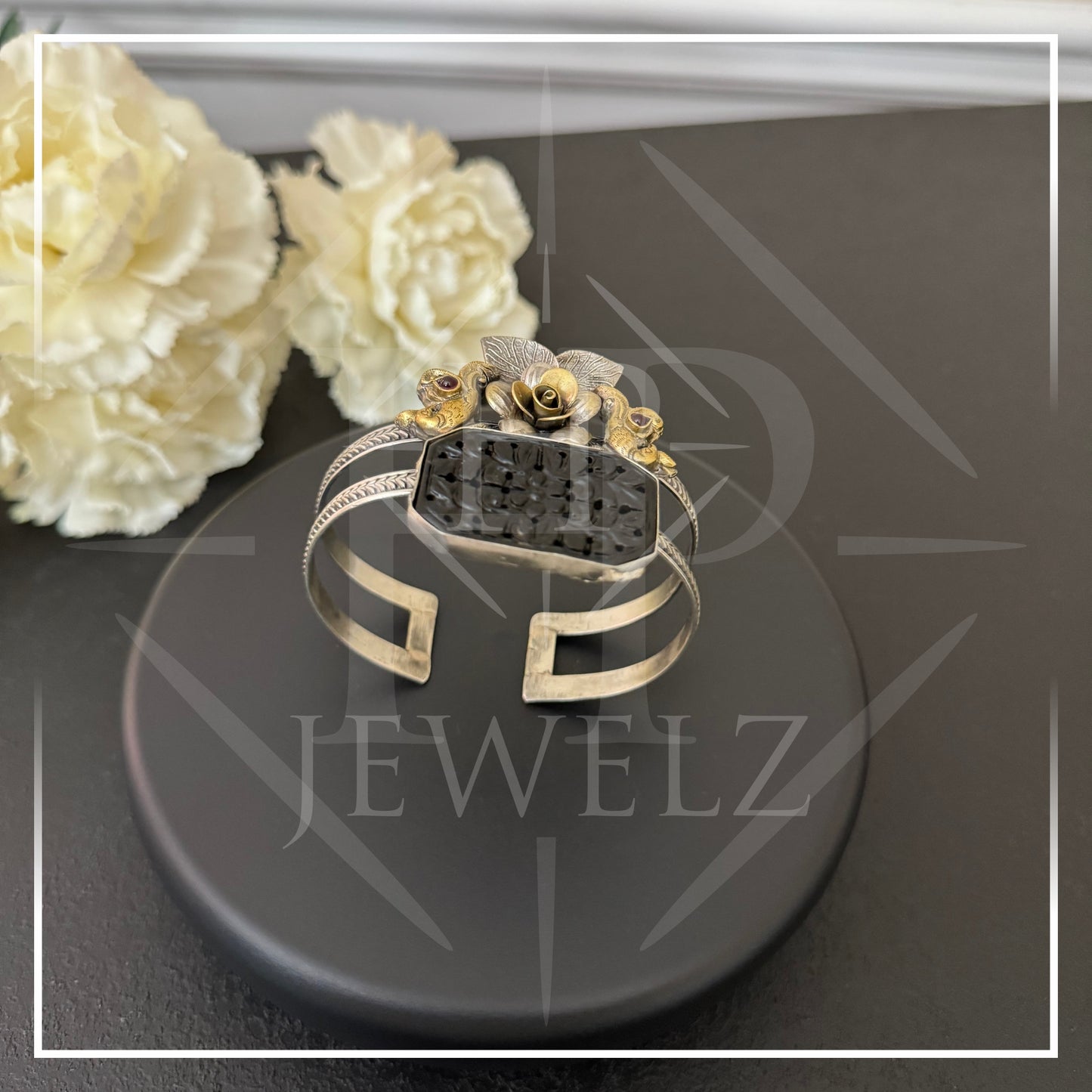 Gilded Rose: Dual Tone Hand Cuff